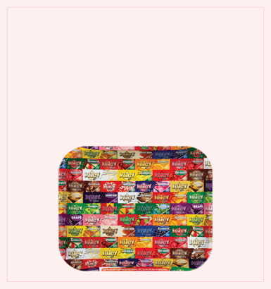 Assorted candy tray