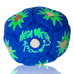 Blue footbag